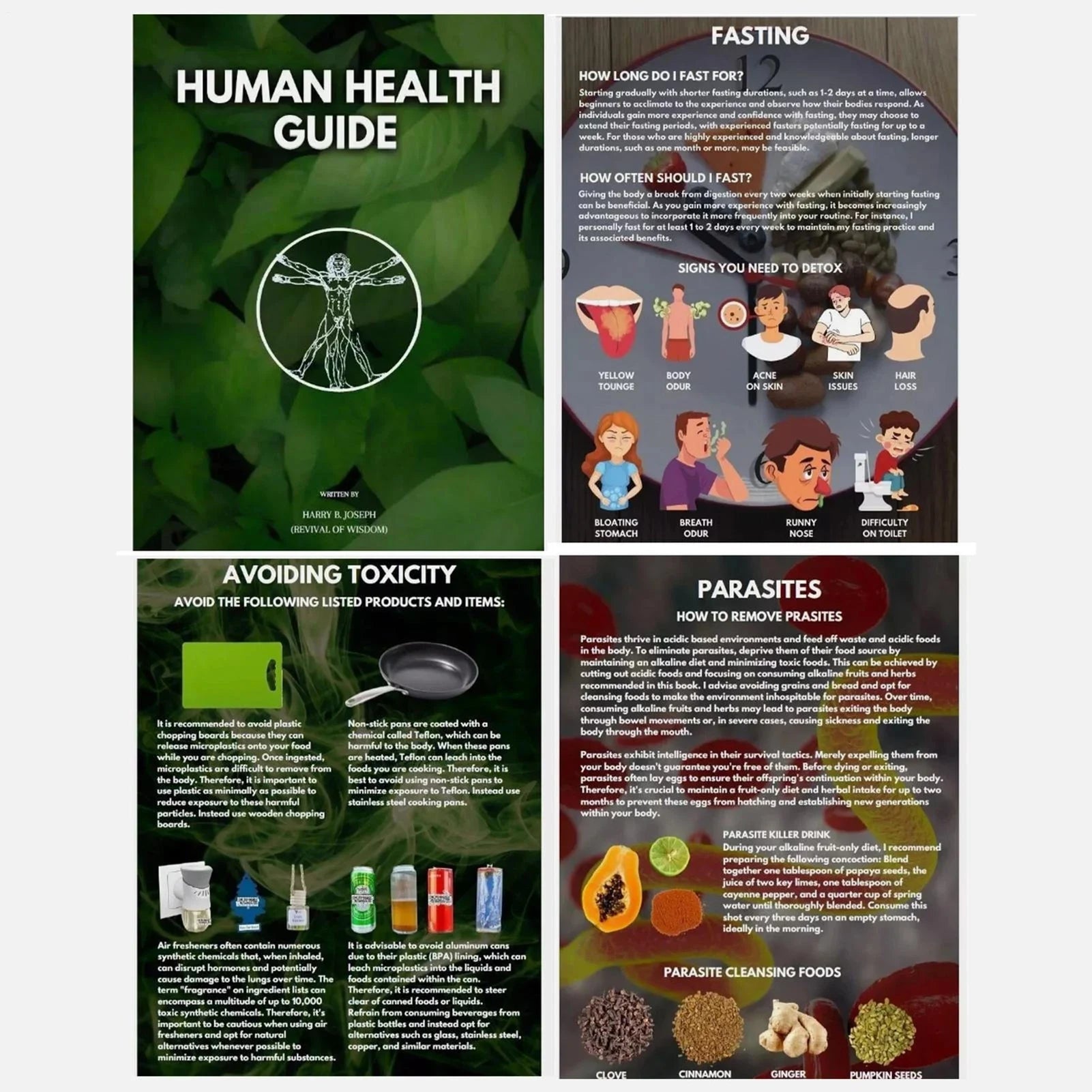 Human Health Guide by Harry B Joseph – Wellness & Personal Development Book